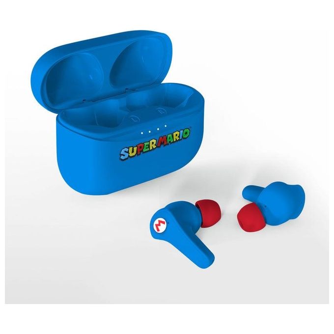 4Side Super Mario Blue Earpods Auricolari