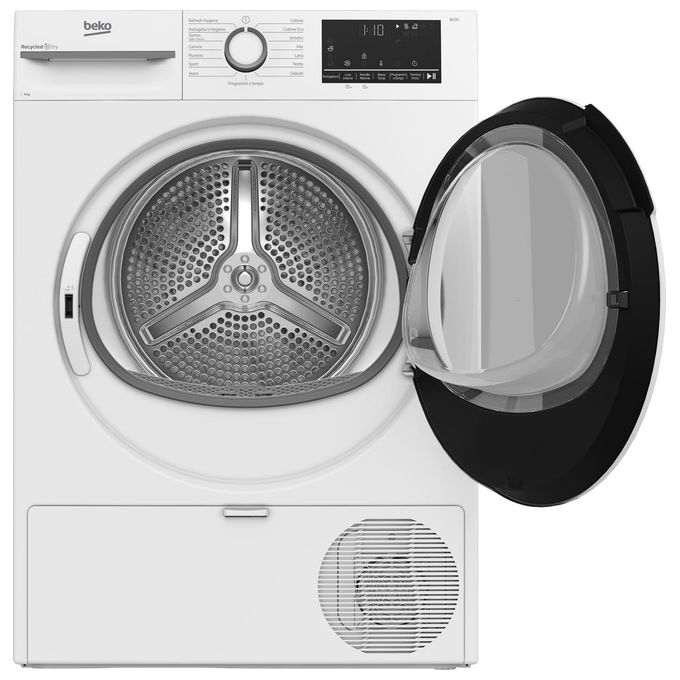 BEKO BMT481WIIT Asciugatrice a Pompa di Calore 8 kg Libera Installazione Classe C Bianco