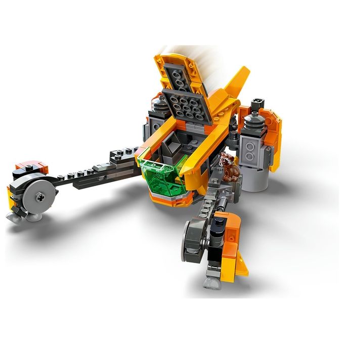LEGO Marvel 76254 – L’Astronave di Baby Rocket, Set da Costruzione 330 Pezzi con Minifigure di Rocket e Baby Rocket, Eta' 8+