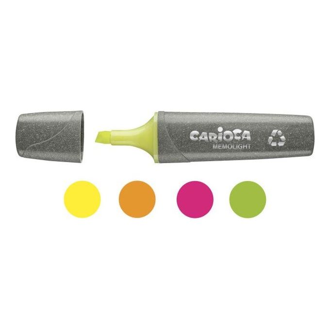 Carioca Confezione 4 Evidenziatore Memolight Assortiti