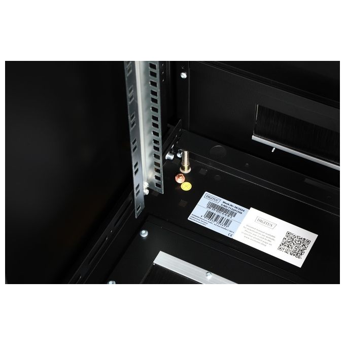 Digitus armadio 42 unita' linea professionale (a)2020 x (l)600 x (p)600 mm. colore nero ral9005  (dn-19 42u 6-6-sw)