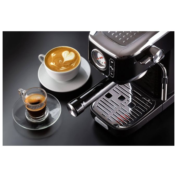[ComeNuovo] Ariete 1381 Macchina per Caffe' Espresso con Manometro Nero
