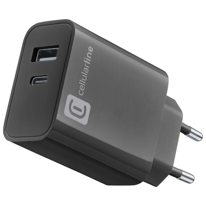 Cellular Line Caricabatterie Multipower PD 32W Nero