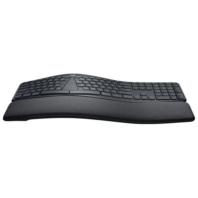 Logitech ERGO K860 Tastiera Split Wireless Ergonomica con Supporto per i Polsi Layout Italiano QWERTY Grigio