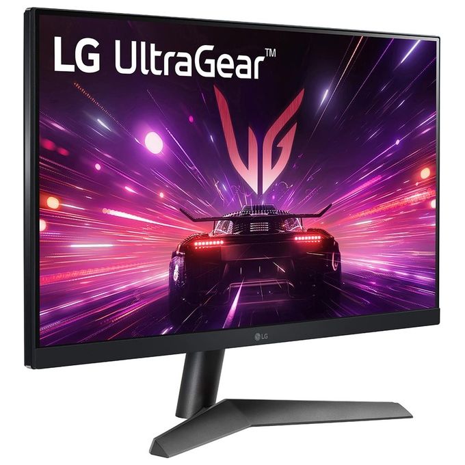 LG UltraGear 24GS60F-B.AEUQ Schermo PC Gaming 24 Pannello IPS risoluzione FHD (1920 x 1080) 1ms GtG HDR 10 sRGB99% AMD FreeSync compatibile NVIDIA G-Sync inclinabile DisplayPort 1.4 HDMI