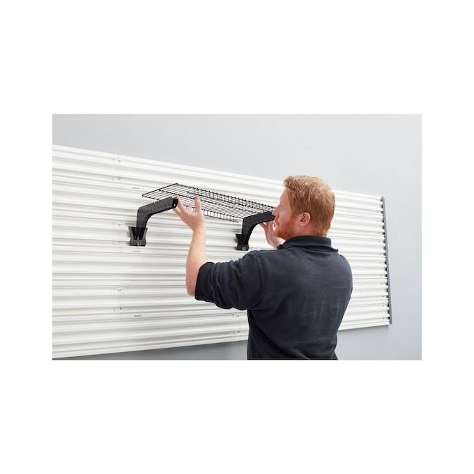 Stanley Supporto Singolo Reggipiano per Binario Modulare Trackwall