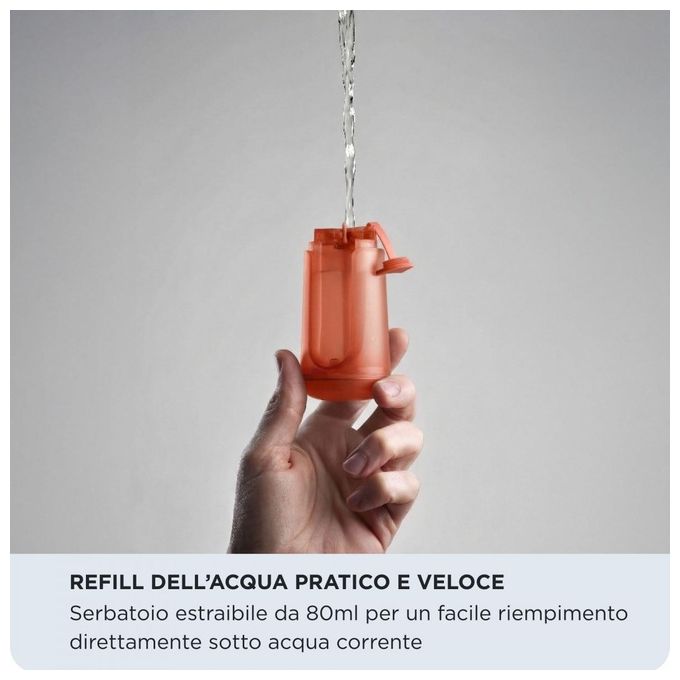 Ariete 4301 Stiratore Verticale 1200w 20g min Serbatoio 80ml Arancio