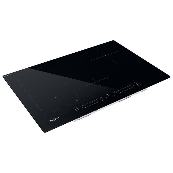 Whirlpool WL S2177 CPNE Piano cottura a induzione 77 cm 4 zone FlexiCook 6° Senso 7200 W colore Nero