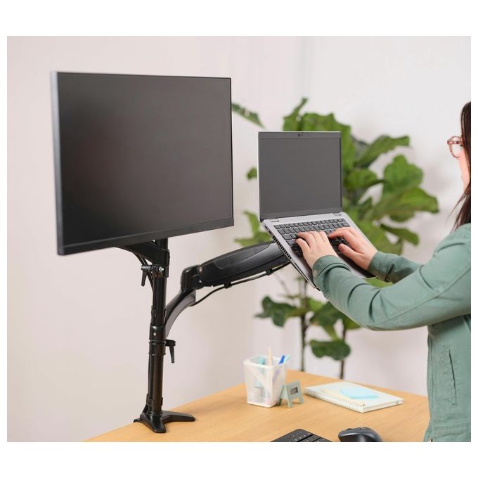 Trust Mara Supporto Monitor Scrivania 32'' Nero