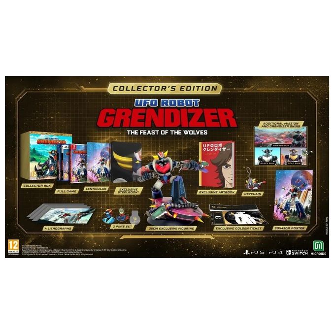 Microids Videogioco Ufo Robot Goldrake il Banchetto Dei Lupi Collector Edition per Nintendo Switch