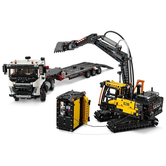 Lego Technic Autocarro Volvo FMX Ed Escavatore Elettrico EC230