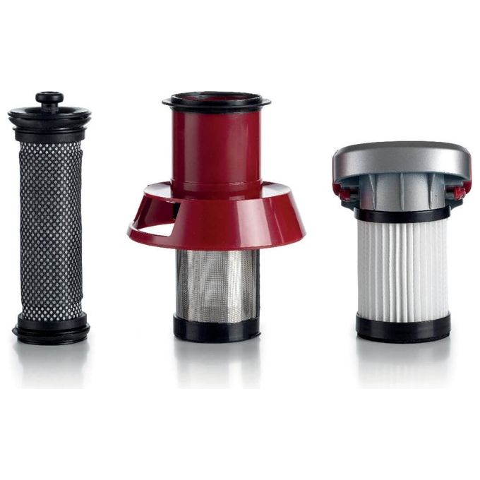 Ariete 2757-  Scopa Elettrica Cordless e Aspirabriciole Alluminio-Rosso 120W con Capacita' di 1 Litro per una Pulizia Efficiente
