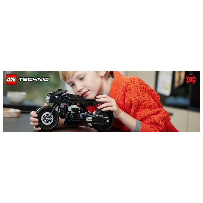 LEGO Technic 42155 THE BATMAN - BATCYCLE, Moto Giocattolo da Collezione, Modellino Motocicletta del Supereroe, Film del 2022