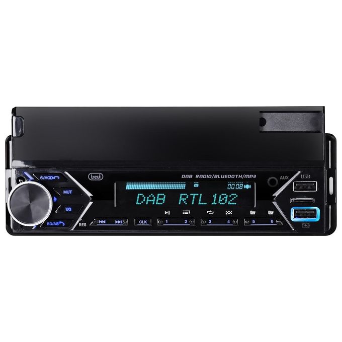 Trevi SCD 5753 Autoradio Dab Bluetooth Usb 160W Nero