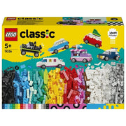 LEGO Classic 11036 Veicoli Creativi, Modellini di Auto in Mattoncini, Macchine Giocattolo per Bambini e Bambine 5+ Anni
