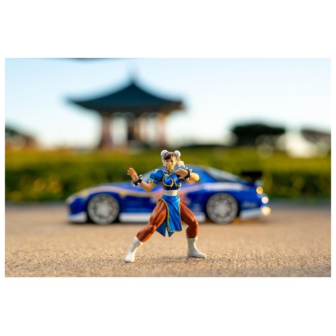 Jada Street Fighter Chun-Li 1:24 Mazda RX7