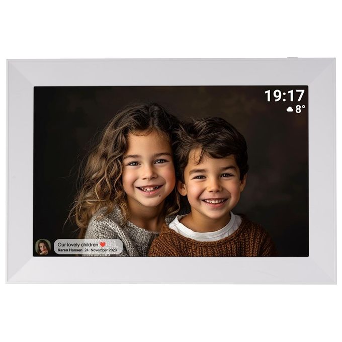 Denver Frameo PFF-1012 Cornice Digitale Wi-Fi Bianco