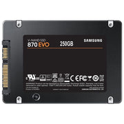 Samsung Memorie SSD 870 EVO, 250 GB, Fattore di forma 2.5, Tecnologia Intelligent Turbo Write, Software Magician 6, Colore Nero