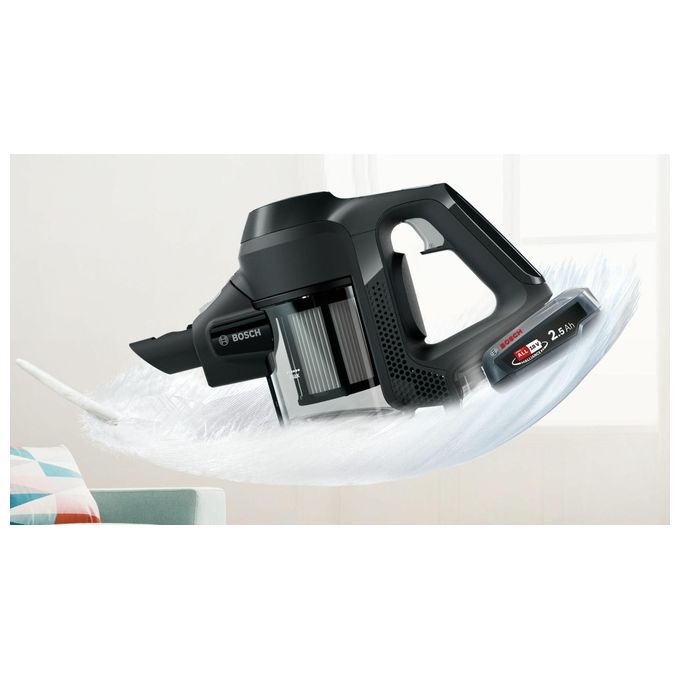 Bosch Unlimited Serie 6 BBS611BSC Scopa Elettrica Spazzola 2in1 Nero