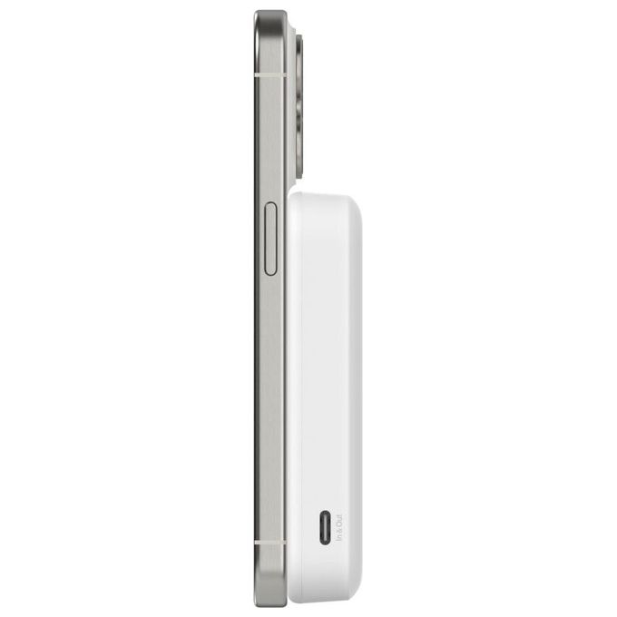 Belkin BOOST Charge Pro Magnet Powerbank Qi2 15W 8K Bianco