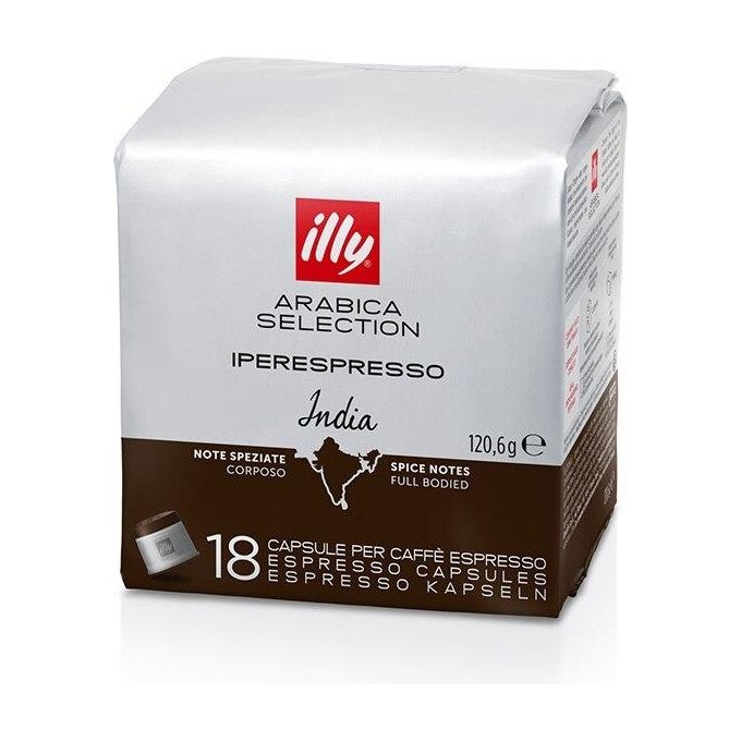 Illy Capsule India 18 Pezzi Aroma Deciso