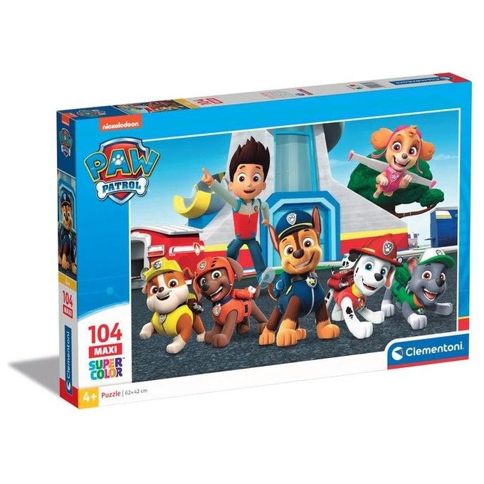 Clementoni Puzzle da 104 Pezzi Maxi Paw Patrol