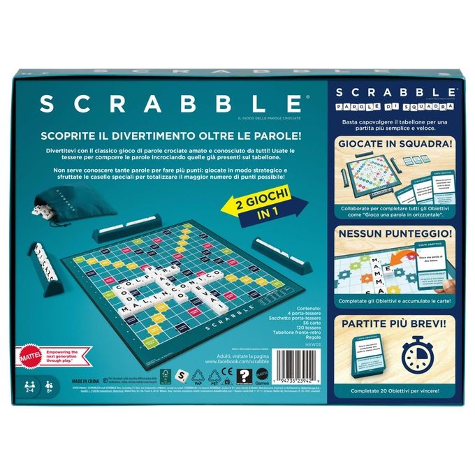 Mattel Scrabble Edizione Italiana