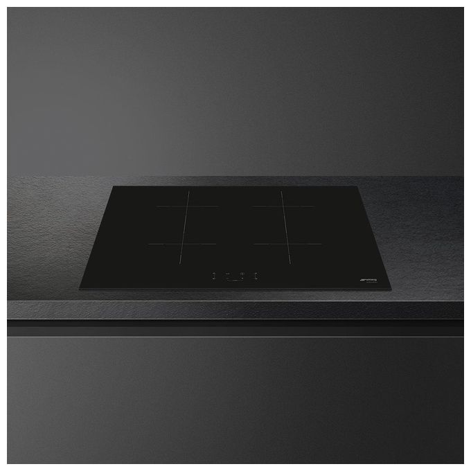 Smeg SIB2741D Piano cottura a Induzione 4 Fuochi 75 cm colore Nero