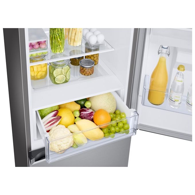 Samsung RB34C672DSA Frigorifero Combinato EcoFlex AI 344 Litri Classe D No Frost 185 cm All Around Cooling Silver Inox