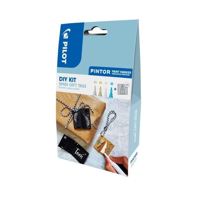 Pilot Set Fai da Te Kit Pintor Xmas Gift Tag