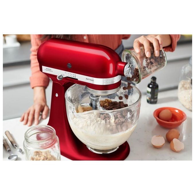 KitchenAid 5KSM185PS Artisan Impastatrice Planetaria 300W 4,8 Litri Rosso Mela