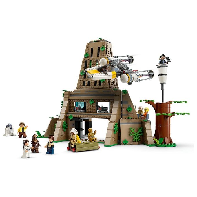 LEGO 75365 Star Wars: A New Hope Base Ribelle su Yavin 4 con 10 Minifigure, 2 Droidi, Starfighter Y-wing e Sala Comando