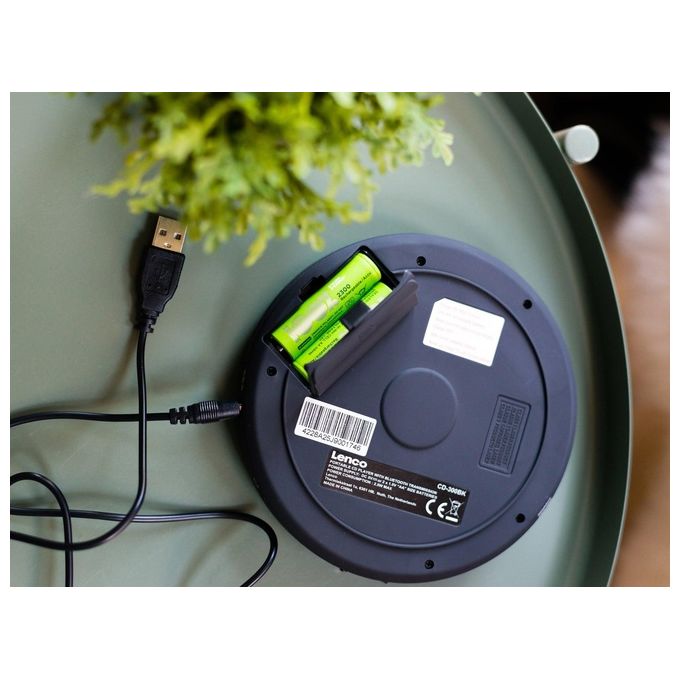 Lenco CD-300 Lettore CD Portatile Walkman Nero