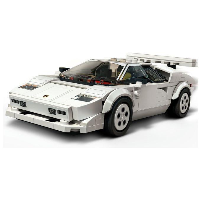 LEGO Speed Champions 76908 Lamborghini Countach, Giochi per Bambini di 8+ Anni, Auto Sportiva Giocattolo, Replica Supercar