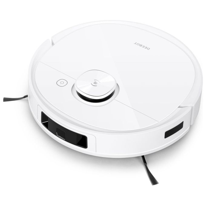 Ecovacs Deebot T9 - Robot aspirapolvere laser con mop, capacita' 0,42 L, autonomia 175 min, Wi‑Fi + app, mappatura 3D, 67 dB, Bianco