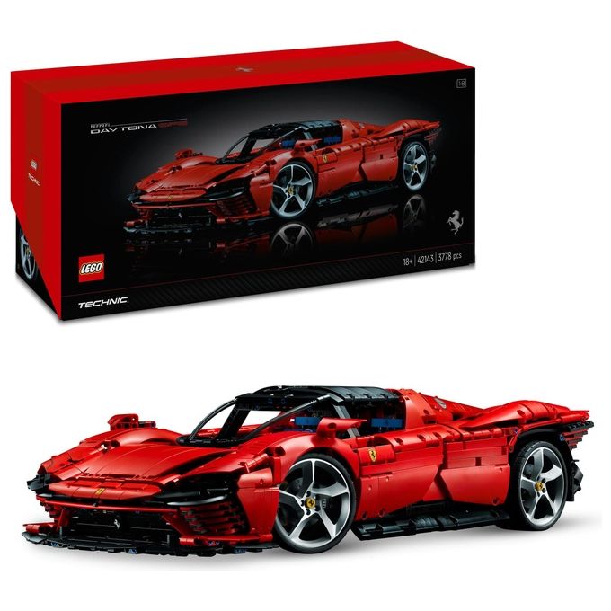 LEGO, Ferrari Daytona SP3 Technic, Set di Costruzione, 3778 Pezzi