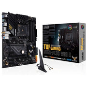 ASUS TUF Gaming B550-PLUS WiFi II Scheda Madre Gaming ATX, AMD B550, Socket AM4, DDR4, PCI 4.0, LAN Realtek 2.5Gb, WiFi 6 (802.11ax), 2xM.2, 6xSATA 6GB-s, 2xUSB 3.2 Gen 2, Aura Sync RGB, Nero