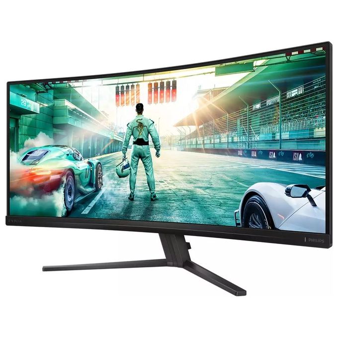 Philips Evnia 3000 34M2C3500L Monitor Gaming Curvo 32'' WQHD 180Hz 05ms FreeSync Premium HDR10 grigio scuro
