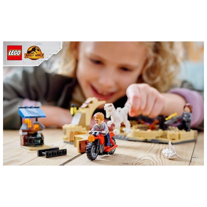LEGO Jurassic World Atrociraptor: Inseguimento sulla Moto