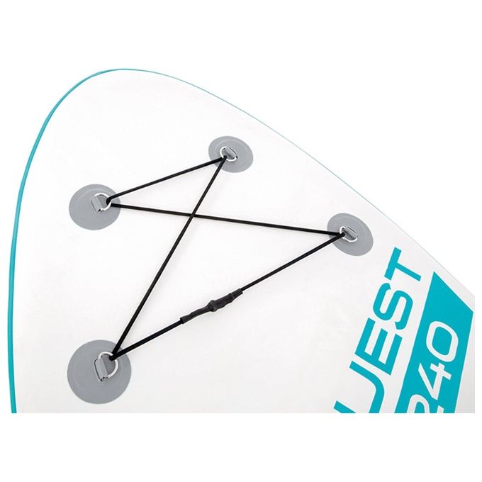 Intex 68241NP Aqua Quest 240 SUP con Pompa Manuale e Remo da 216 cm 244x76x13 cm