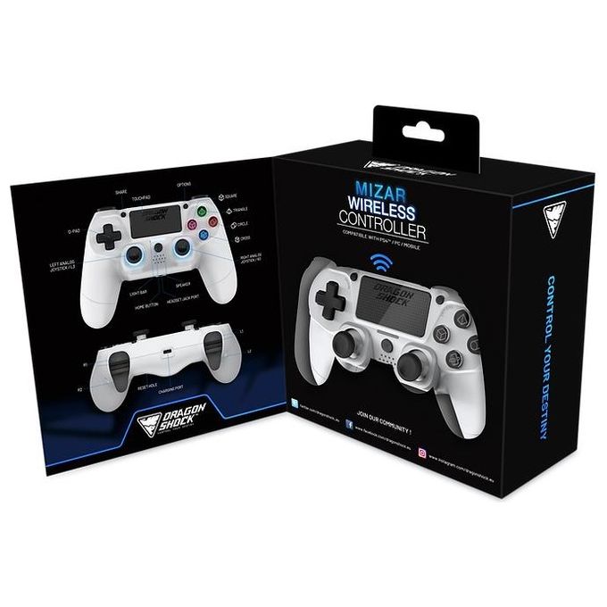 Dragon Mizar Wireless White per PlayStation 4