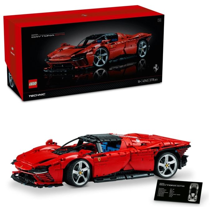 LEGO, Ferrari Daytona SP3 Technic, Set di Costruzione, 3778 Pezzi