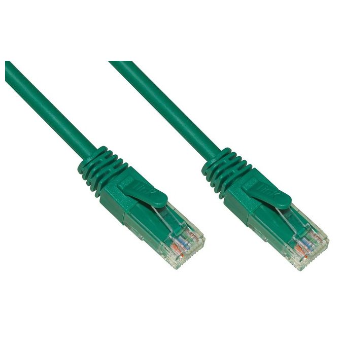 Link Cavo di Rete Categoria 6a Non Schermato Utp Awg24 Verde Halogenfree 30mt