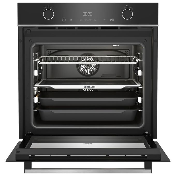 BEKO BBVM13400XDS Forno Elettrico da Incasso Multifunzione 72 Litri Classe A+ 66 cm colore Nero