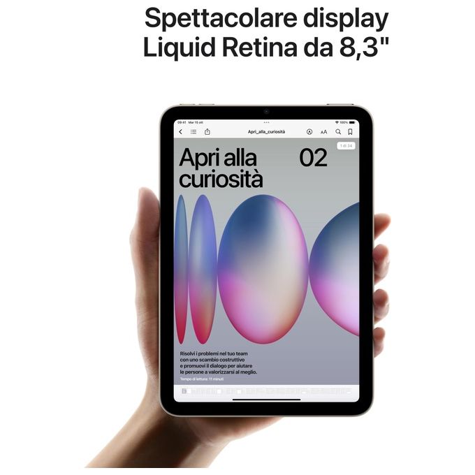 Apple iPad mini 256Gb 8.3'' Wi-Fi 7ª Generazione Grigio Siderale
