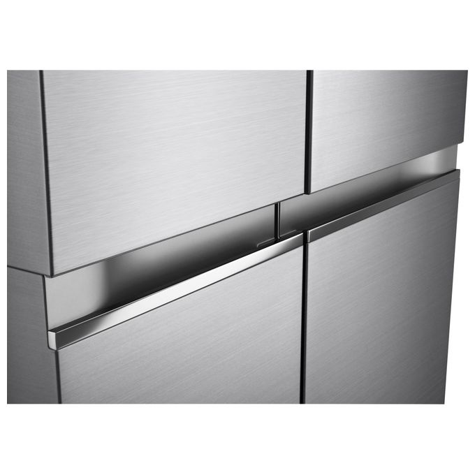 LG GSBV70PZTE Frigorifero Side by Side Quattro Porte Capacita' 635 Litri Classe energetica E Total No Frost 179 cm Platinum Silver