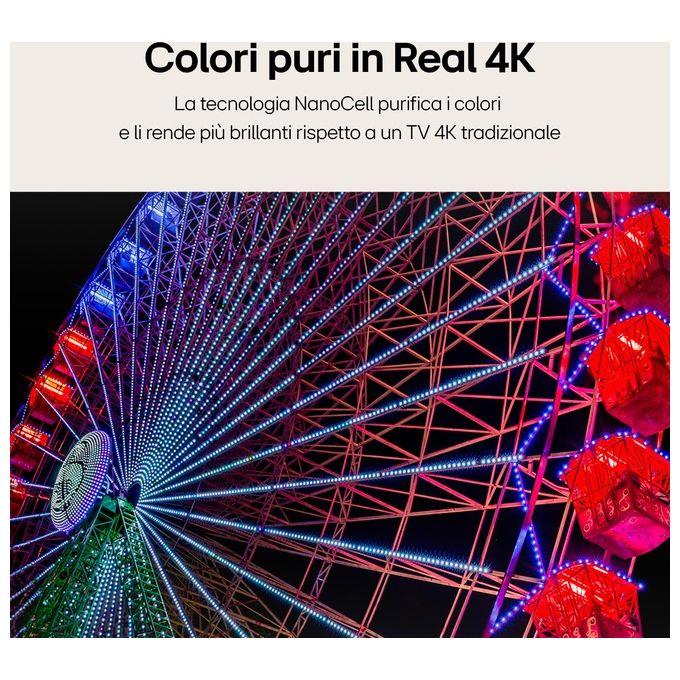 Lg 75NANO82T6B NanoCell Tv 75 pollici 4K 3 HDMI Smart TV 2024 Webos