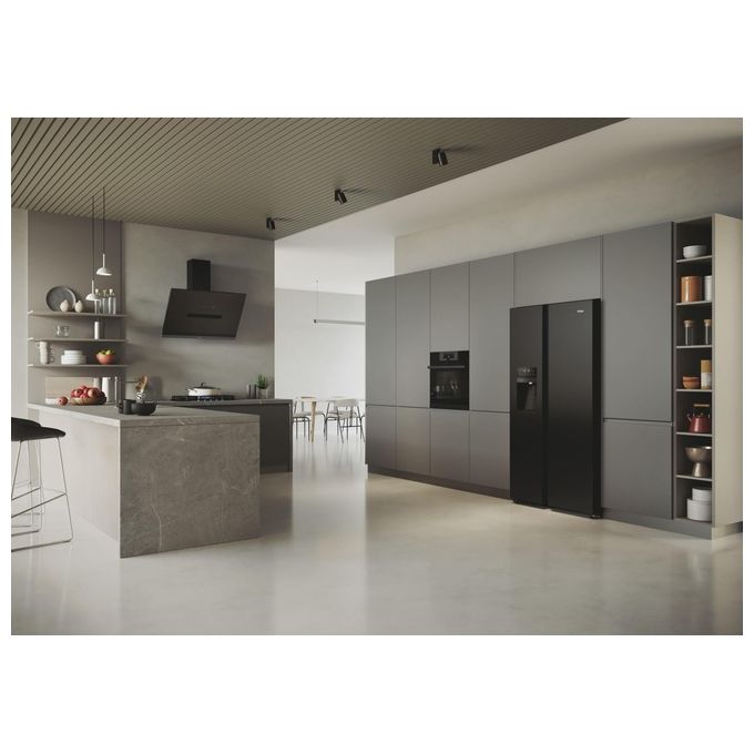 Haier SBS 90 Serie 5 HSR5918DIPB Frigorifero Side-By-Side 511 Litri No Frost Classe D Nero