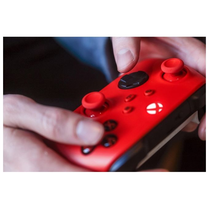 Microsoft Pulse Red Rosso Bluetooth-Usb Gamepad Analogico-Digitale per Xbox-Xbox One-Xbox Series S-Xbox Series X