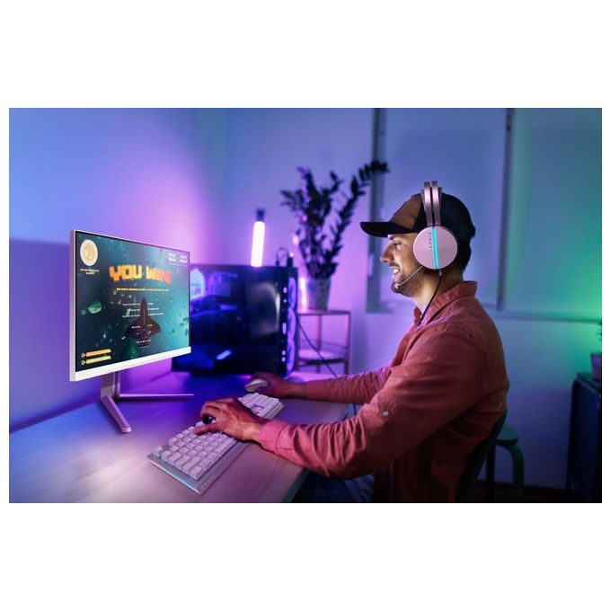 Philips Evnia 27M2N3201A Monitor da gioco Full HD da 27 pollici 180 Hz 05 ms FreeSync Prem. G-Sync Comp. HDR10 (1920x1080 2x HDMI DisplayPort) bianco
